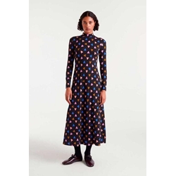 54C/12109_ Vestido midi estampado corazones - Imagen 1