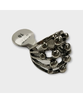 Anillo bisutería ancho - Imagen 1