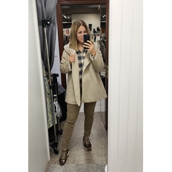 Arggido_ Abrigo punto beige - Imagen 1