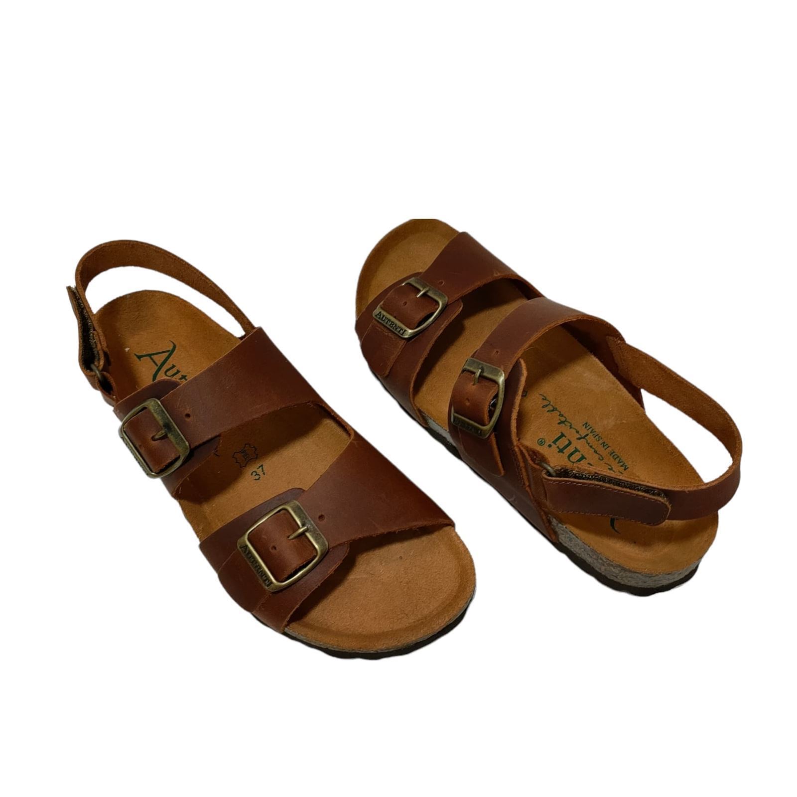 Autenti_  Sandalia bio ajustable cuero - Imagen 3