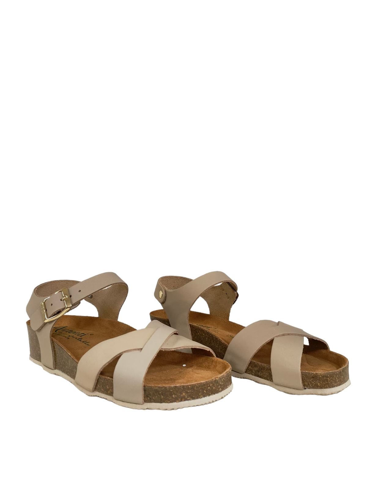 Autenti_ Sandalia bio con cuña en topo - Imagen 2