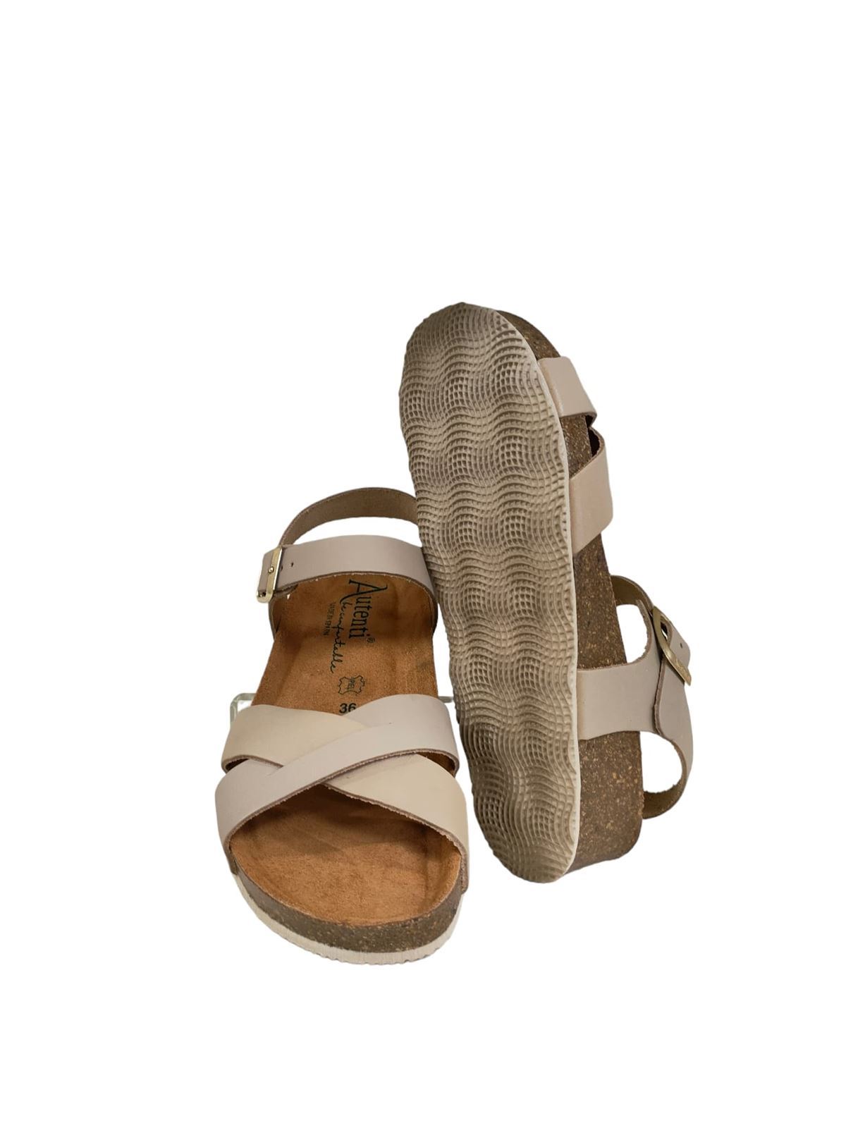 Autenti_ Sandalia bio con cuña en topo - Imagen 5