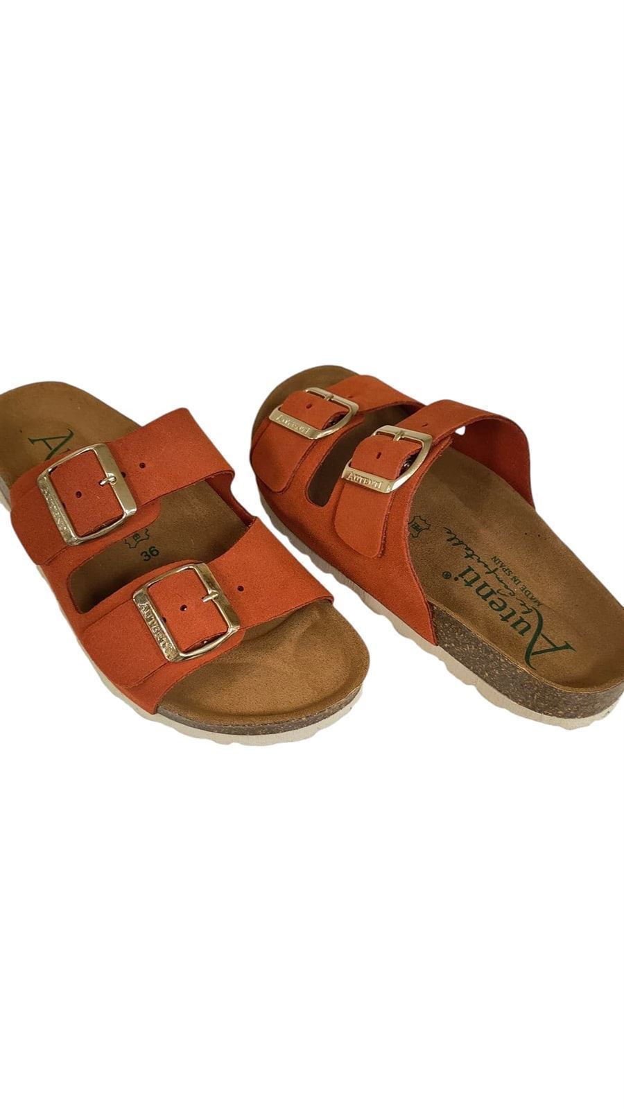 Autenti_ Sandalia bio hebillas serraje caldera - Imagen 2