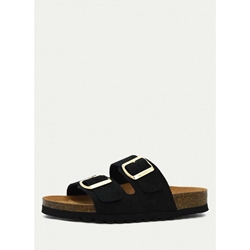 Autenti_ Sandalia bio serraje negro - Imagen 2