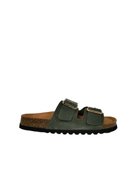 Autenti_ Sandalia bio serraje verde - Imagen 1