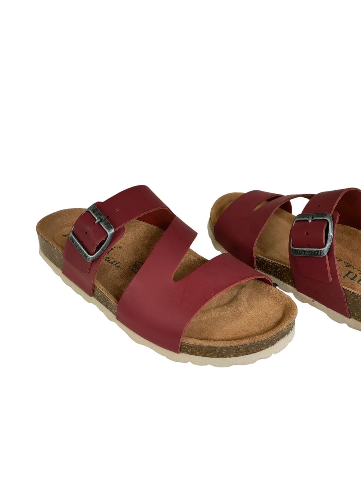 Autenti_ Sandalia sprinter burdeos - Imagen 3