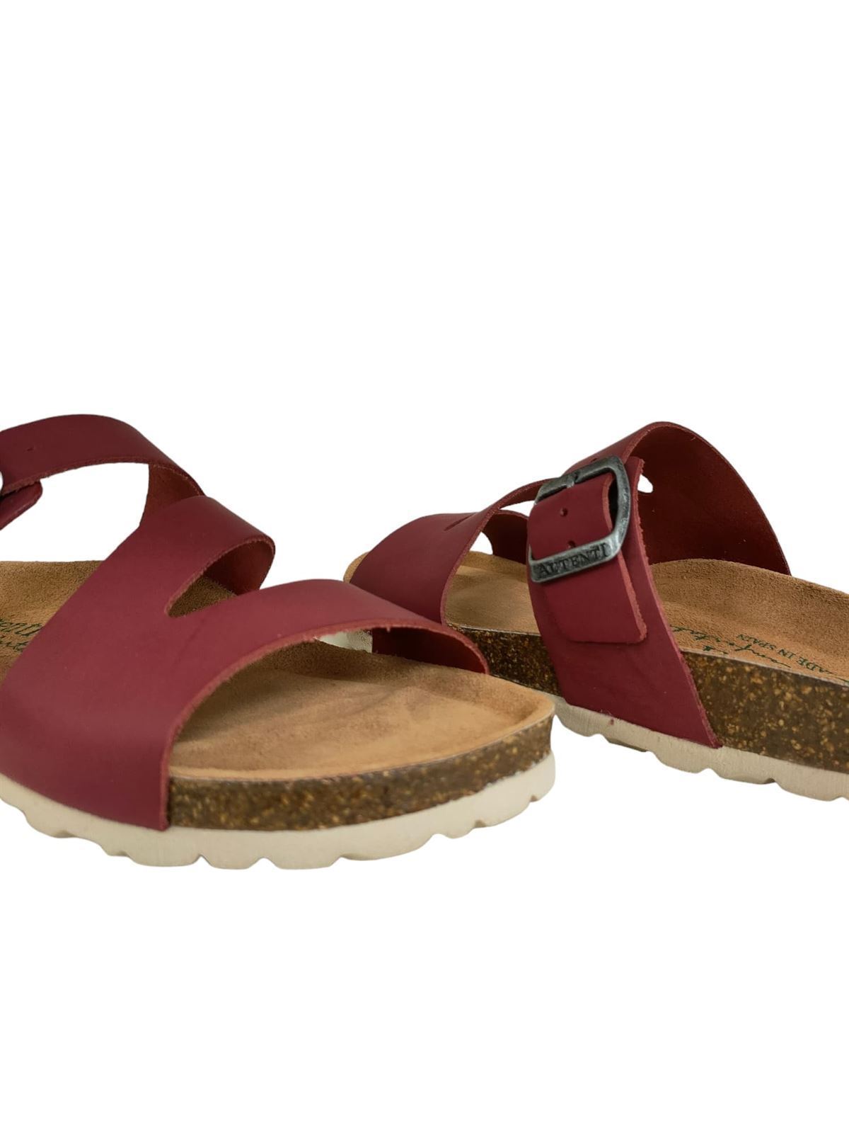 Autenti_ Sandalia sprinter burdeos - Imagen 4