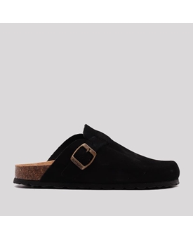 Autenti_ Zueco cosme serraje negro - Imagen 1