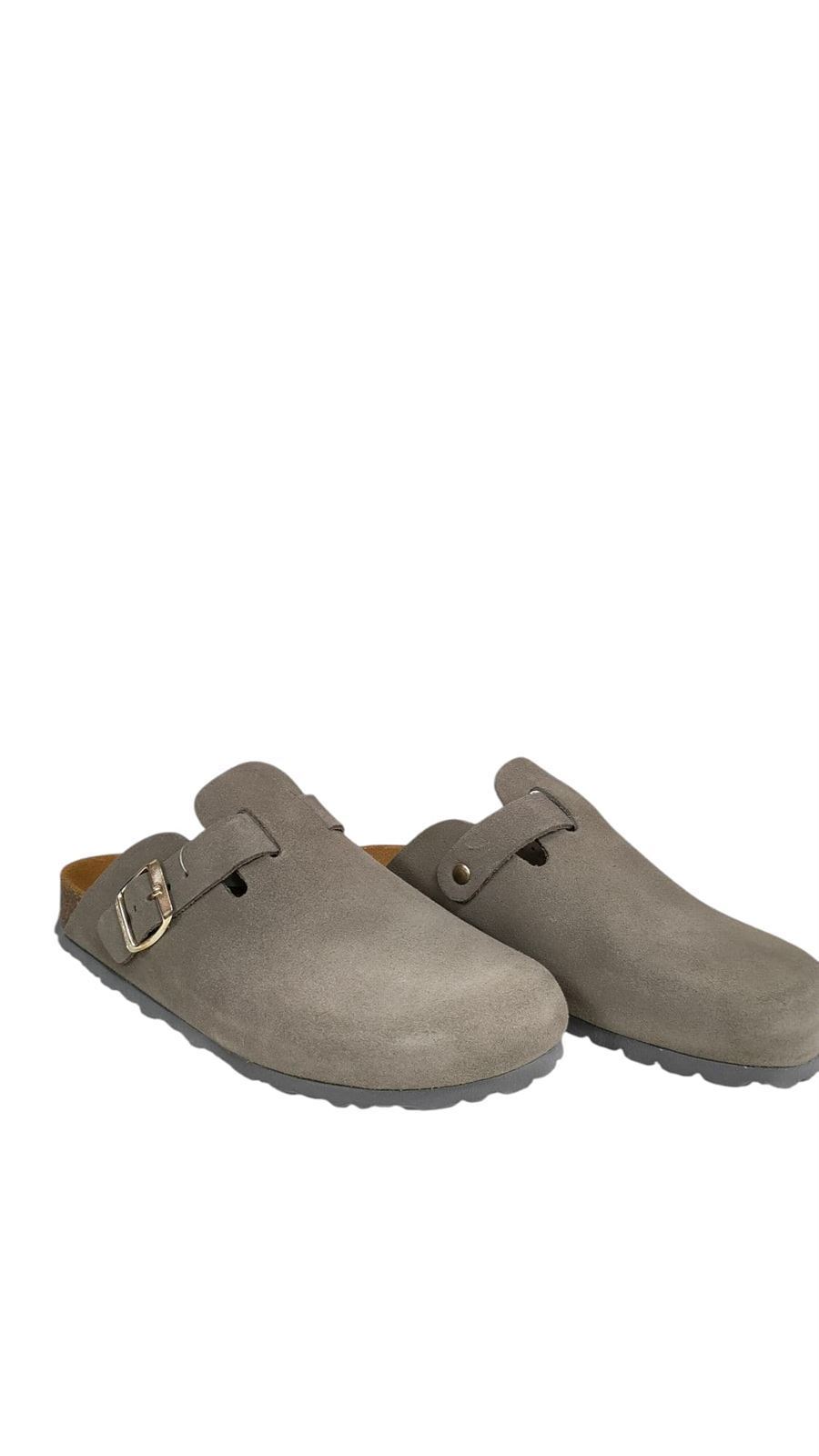 Autenti_ Zueco milán en tono piedra - Imagen 2