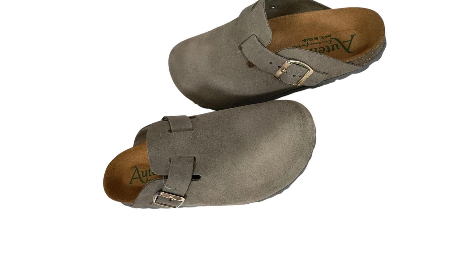 Autenti_ Zueco milán en tono piedra - Imagen 3