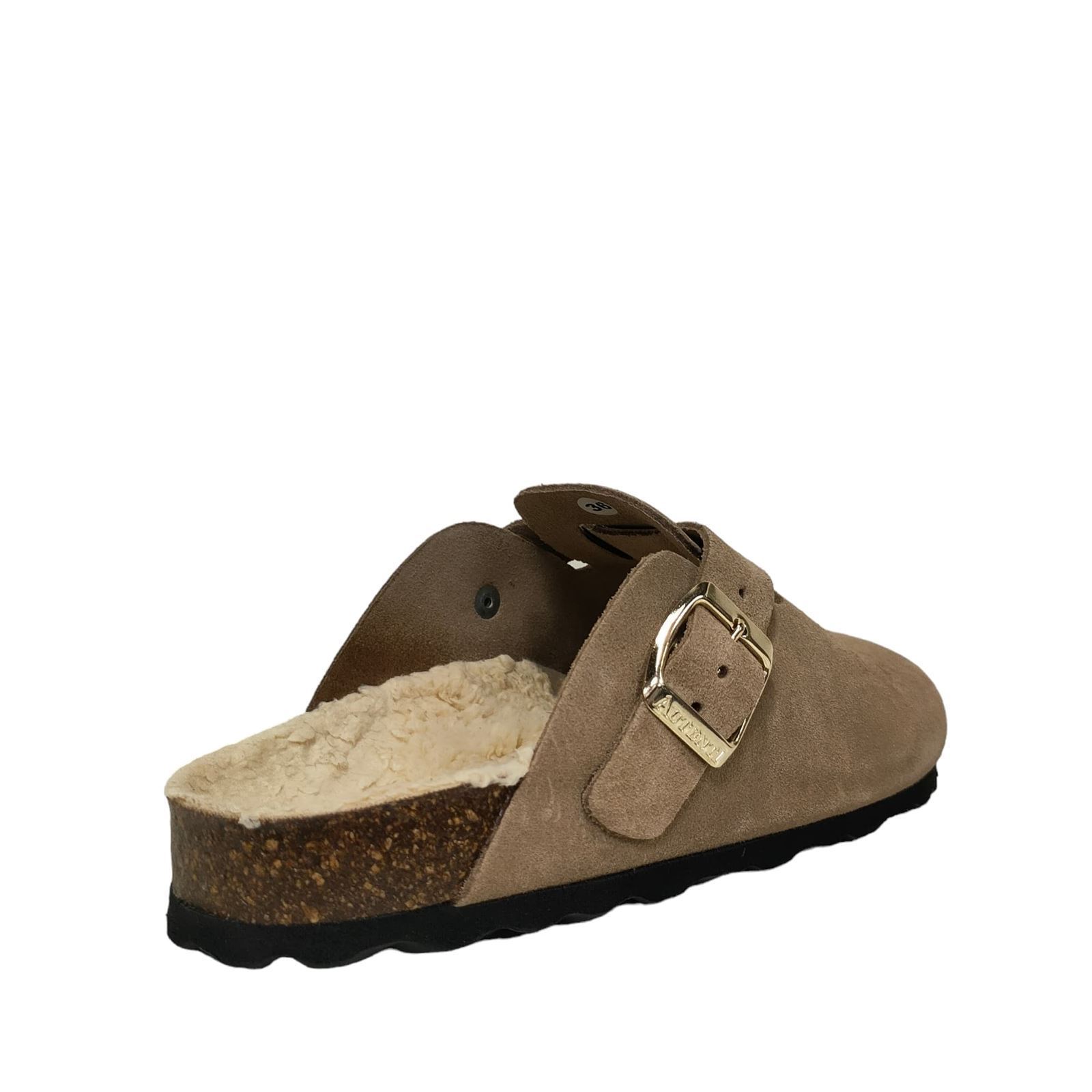 Autenti_ zueco pelo color topo - Imagen 3