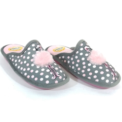 Biorelax_ Zapatillas flamencos gris chica - Imagen 2