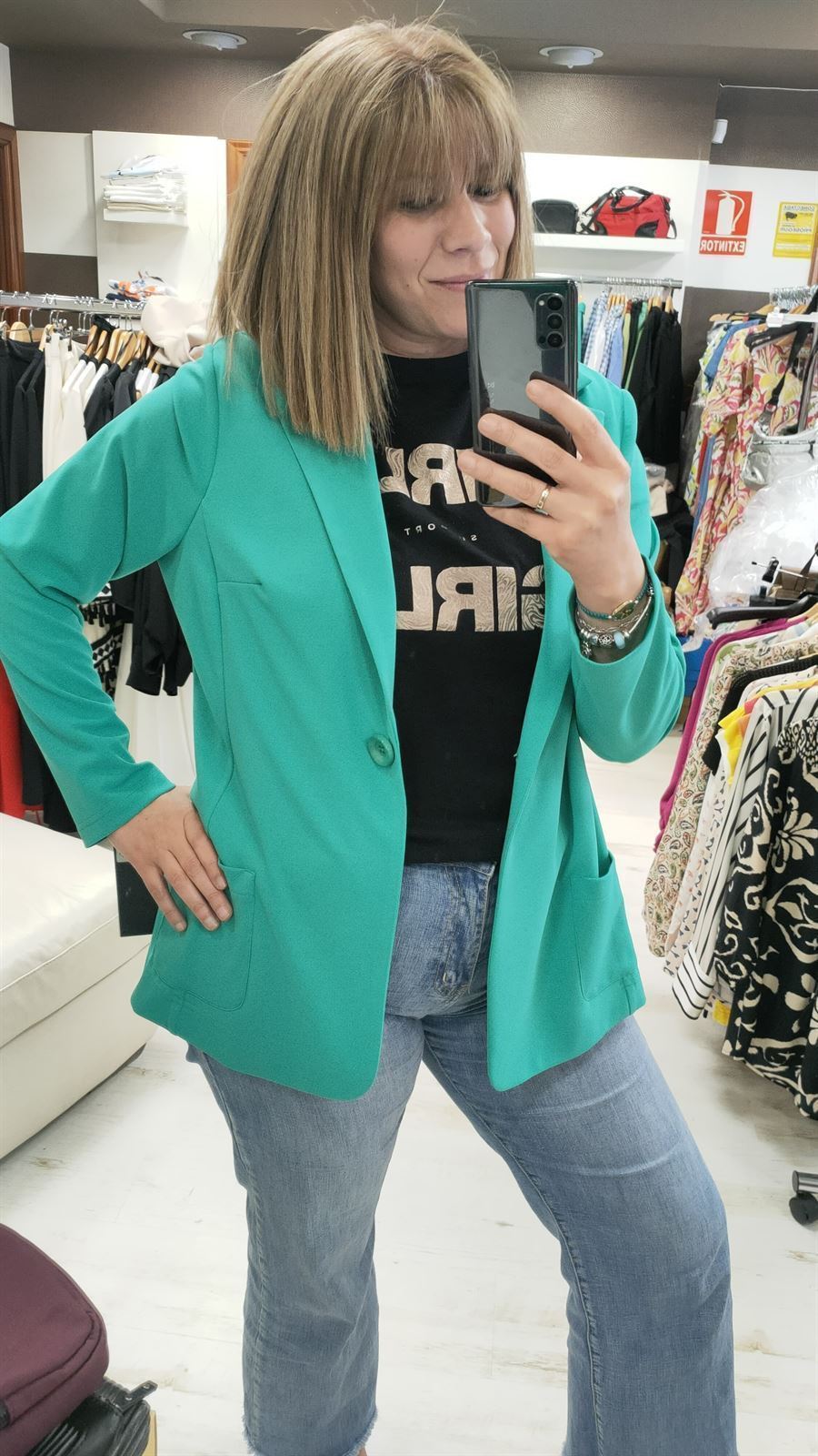 Blazer verde - Imagen 1