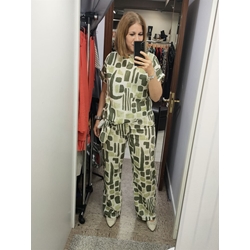 Buddyblue_ Blusa anudada estampado manchas - Imagen 2