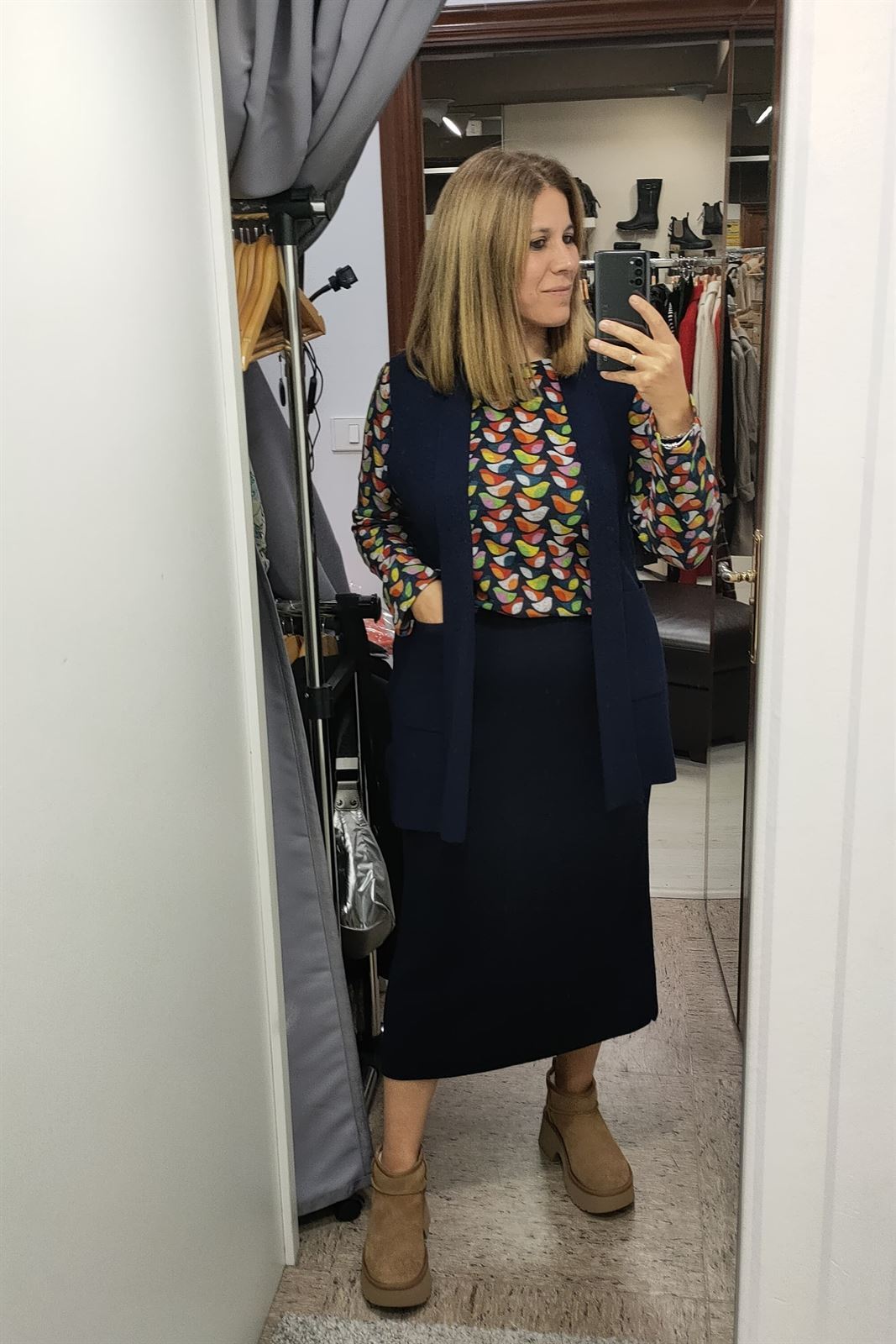 Buddyblue_ Falda mini punto marino - Imagen 1