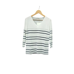 Buddyblue_ Jersey cuello pico rayas lurex - Imagen 1