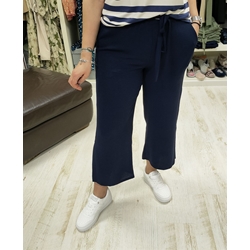 Buddyblue_ Pantalón ancho aberturas navy - Imagen 2