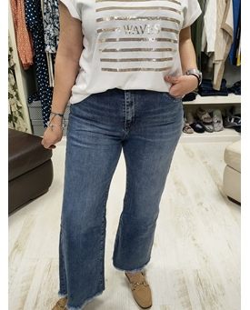 Buddyblue_ Pantalón ancho desflecado - Imagen 2