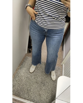 Buddyblue_ Pantalón ancho desflecado - Imagen 2