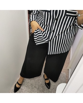 Buddyblue_ Pantalón ancho negro - Imagen 2