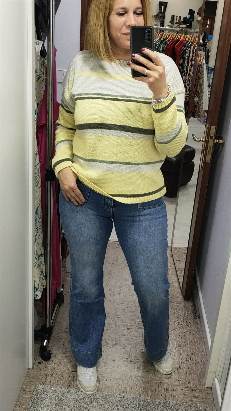 Buddyblue_ Pantalón campana bolsillos - Imagen 1