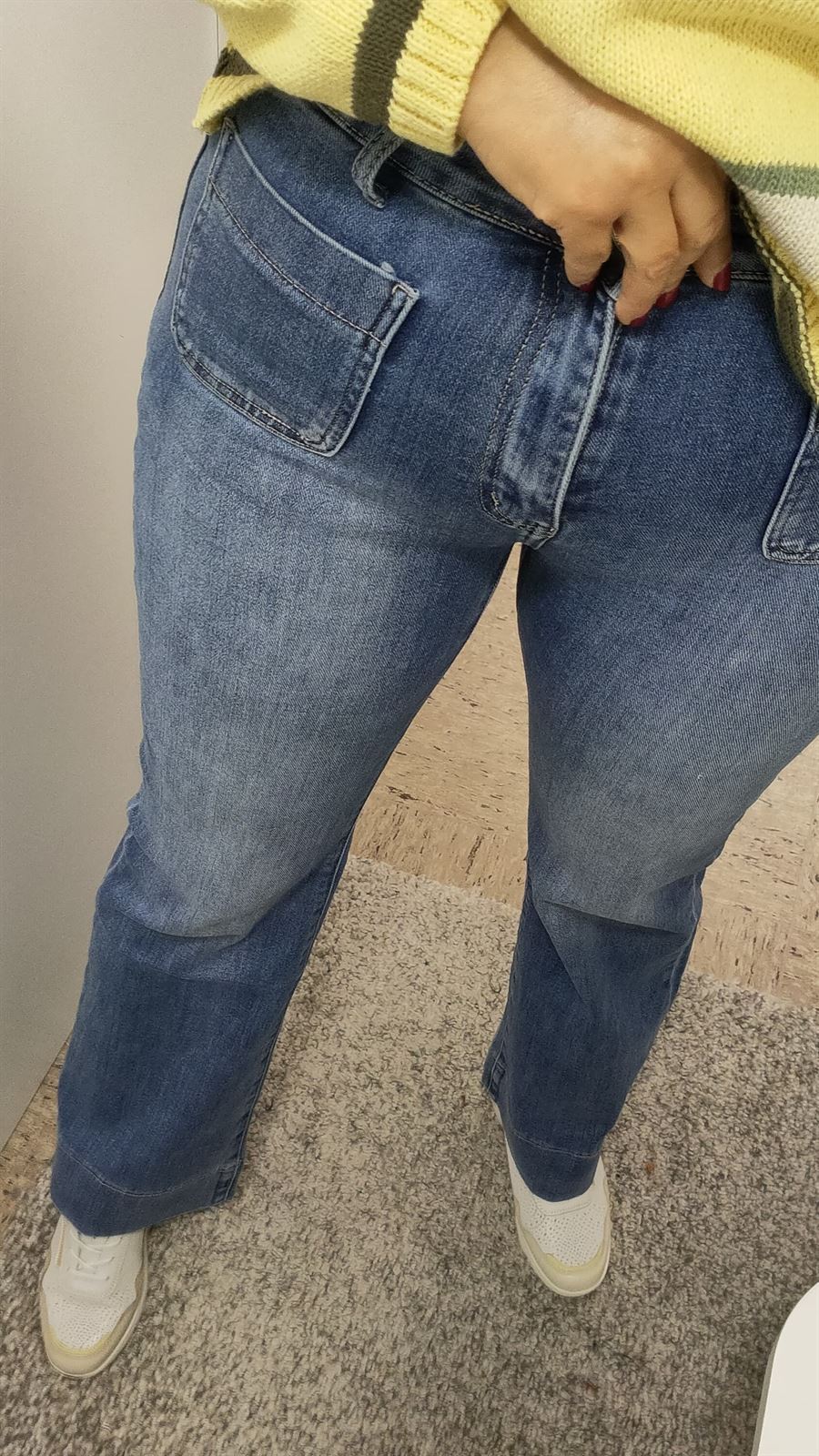 Buddyblue_ Pantalón campana bolsillos - Imagen 2