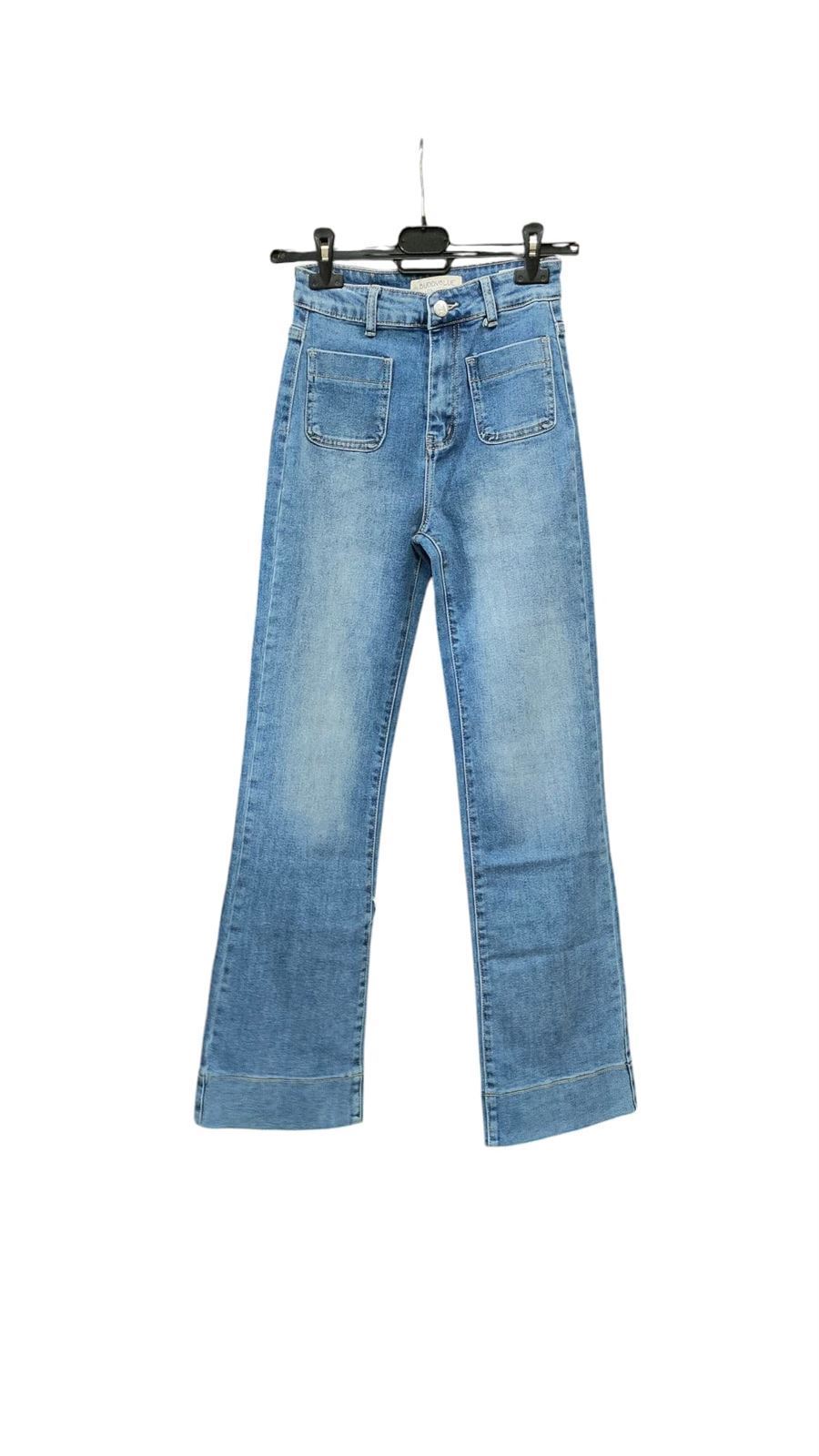 Buddyblue_ Pantalón campana bolsillos - Imagen 3