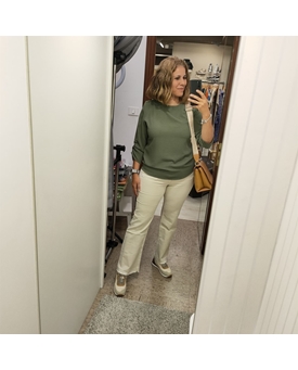 Buddyblue_ Pantalón jeans beige - Imagen 1