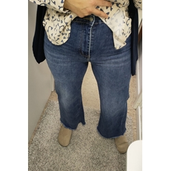 Buddyblue_ Pantalón tejano desflechado ancho - Imagen 2