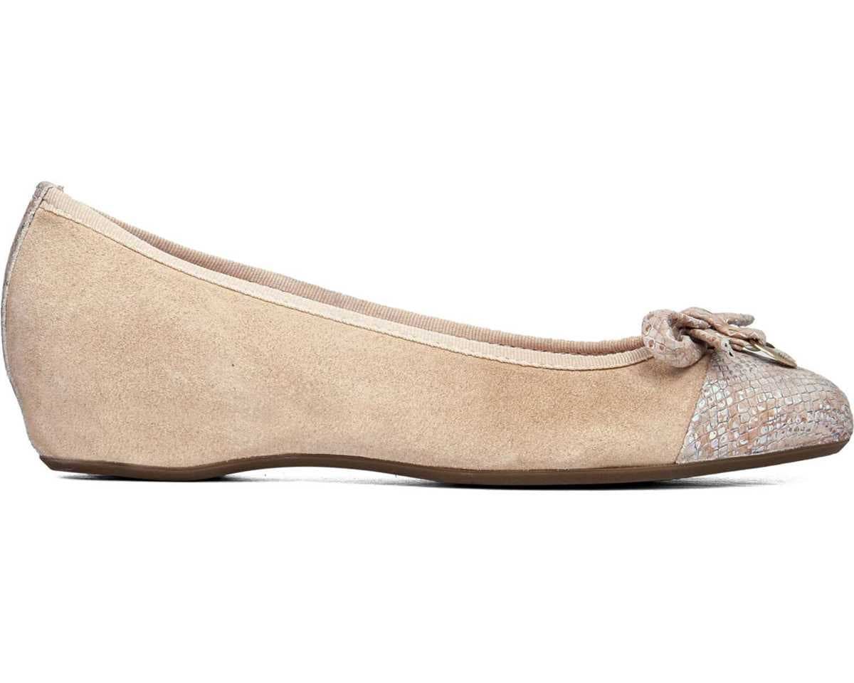 Callaghan_ Bailarina cuña interior beig rosa - Imagen 1