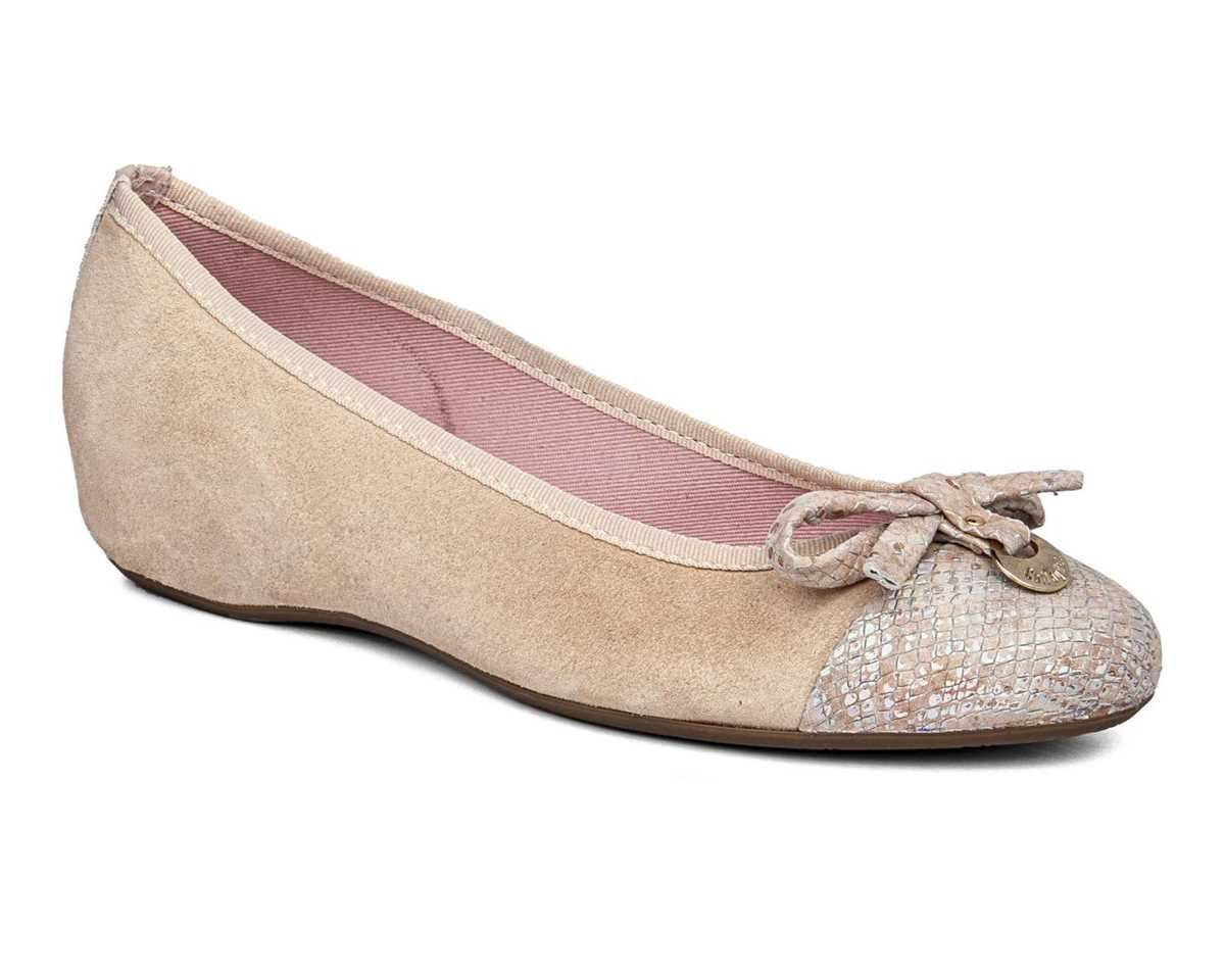Callaghan_ Bailarina cuña interior beig rosa - Imagen 2
