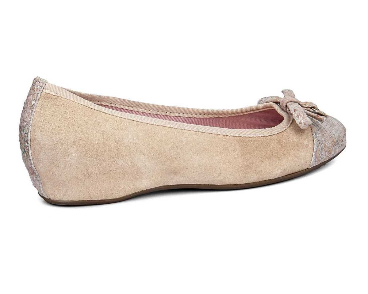 Callaghan_ Bailarina cuña interior beig rosa - Imagen 3