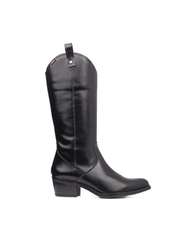 Callaghan_ Bota campera piel negra - Imagen 1