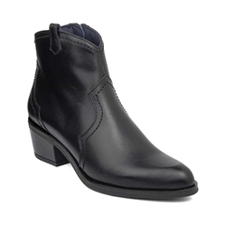 Callaghan_ Botín piel campero negro - Imagen 2