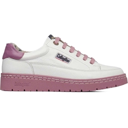Callaghan_ Deportivo blanco con detalles en rosa - Imagen 1