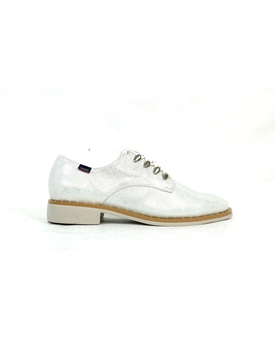Callaghan_ Zapato cordones platino - Imagen 1