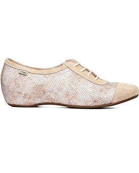 Callaghan_ Zapato cordones Viki Beig rosa - Imagen 1