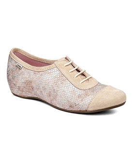 Callaghan_ Zapato cordones Viki Beig rosa - Imagen 2