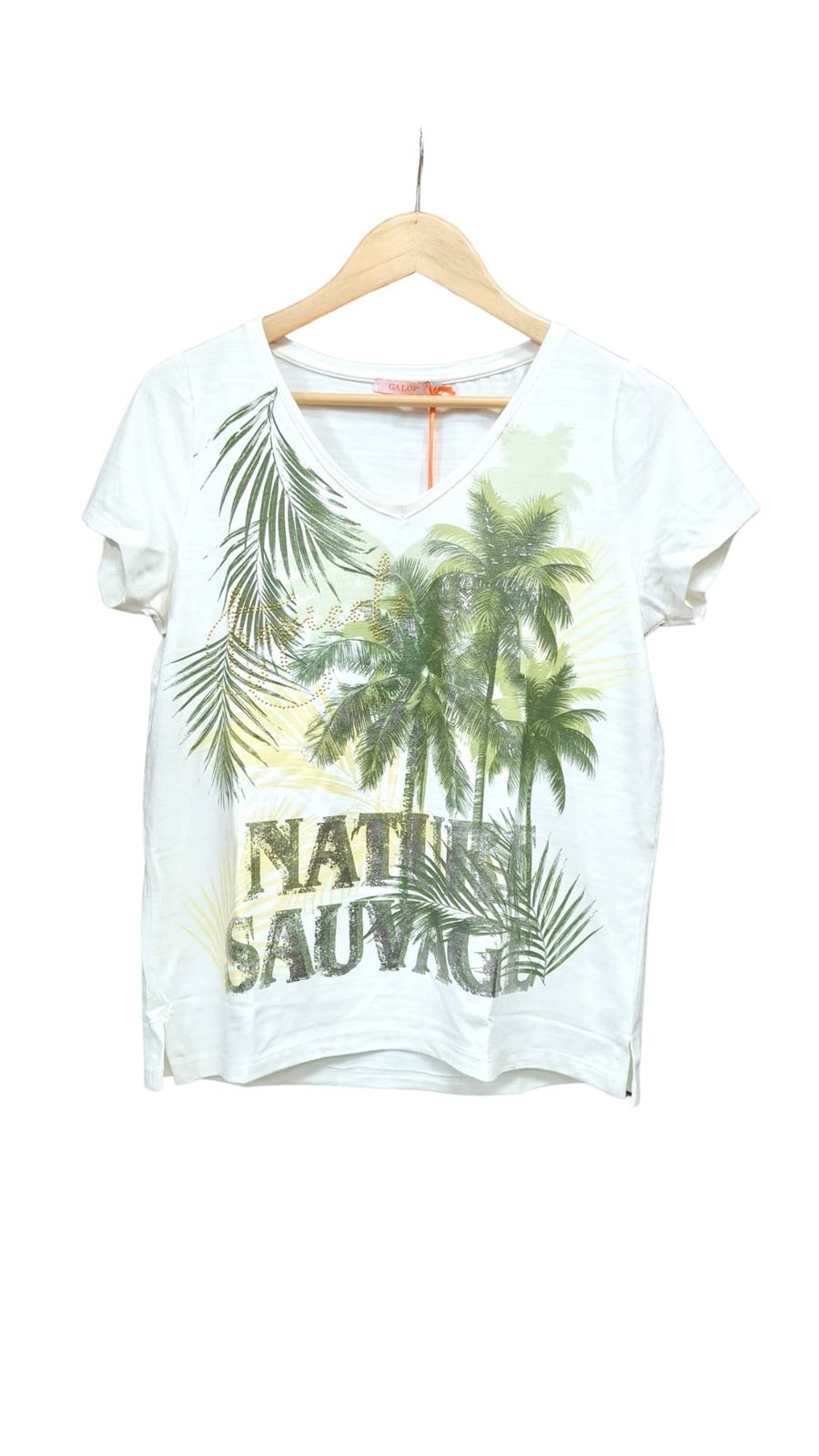 Camiseta pico palmeras - Imagen 1