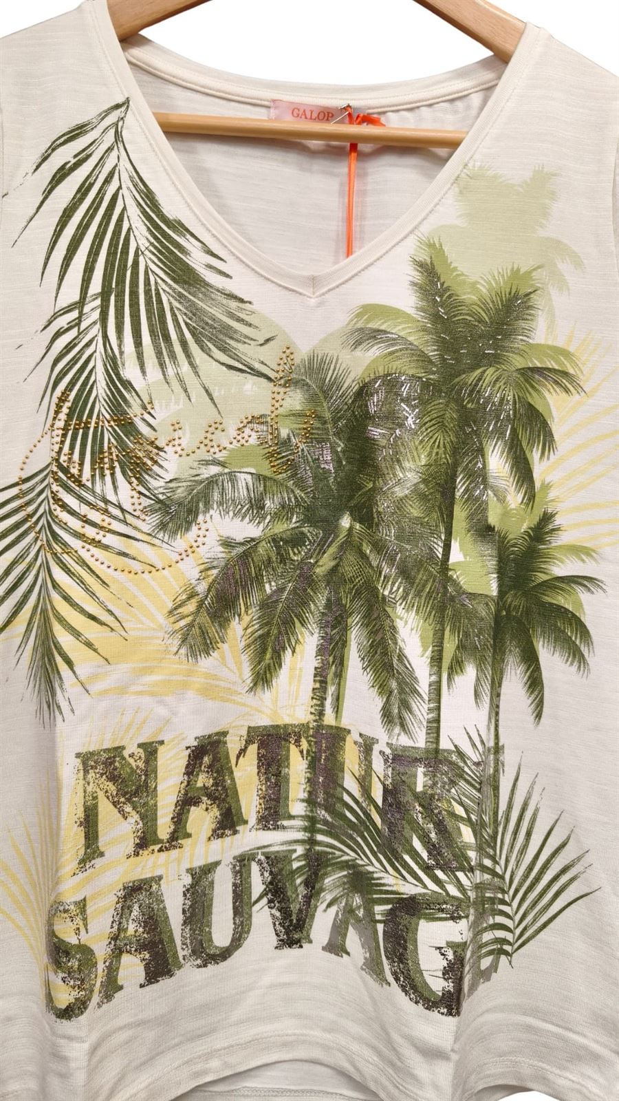 Camiseta pico palmeras - Imagen 2