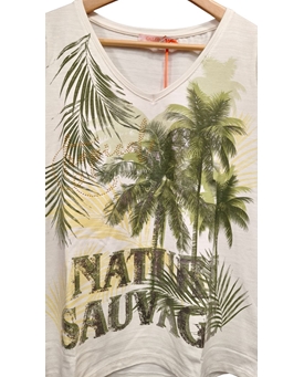 Camiseta pico palmeras - Imagen 2