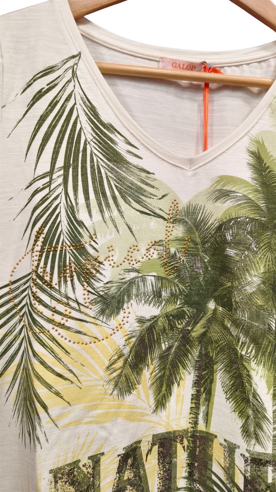 Camiseta pico palmeras - Imagen 3