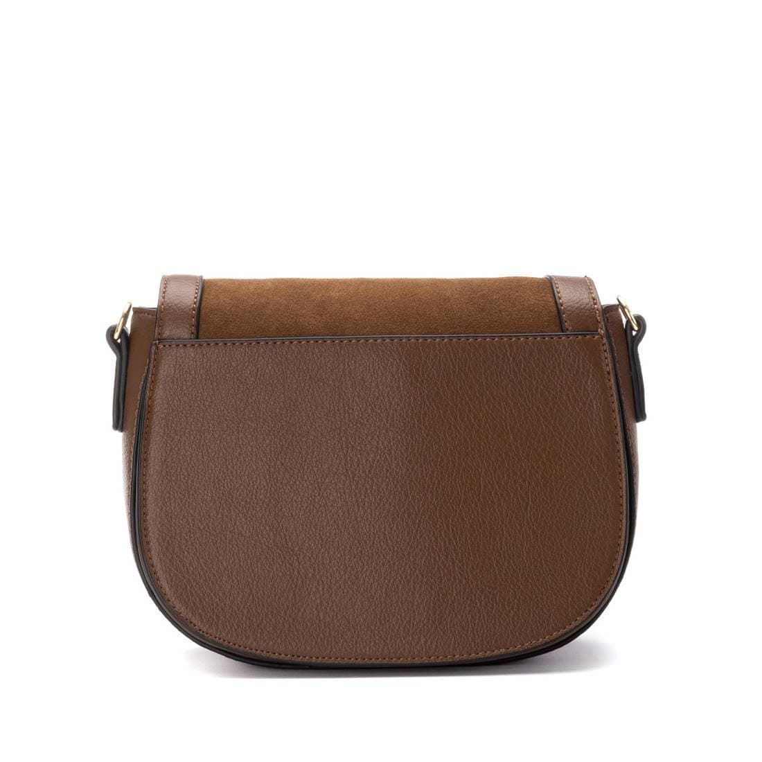 Carmela_ Bolso bandolera piel/serraje camel - Imagen 3