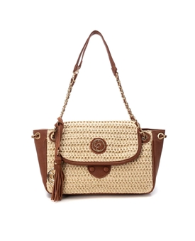 Carmela_ Bolso rafia/piel - Imagen 1