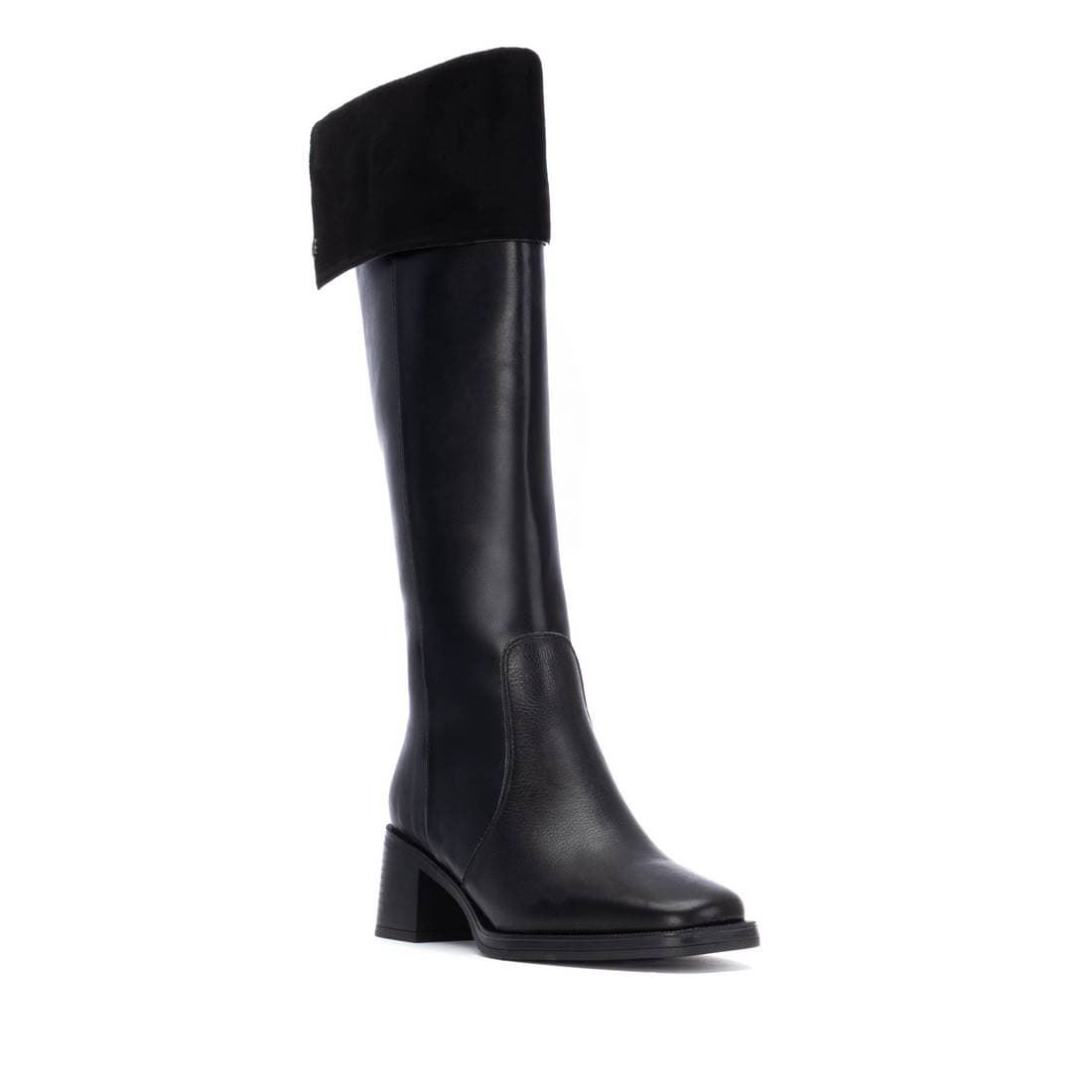 Carmela_ Bota caña alta negra tipo mosquetera - Imagen 3