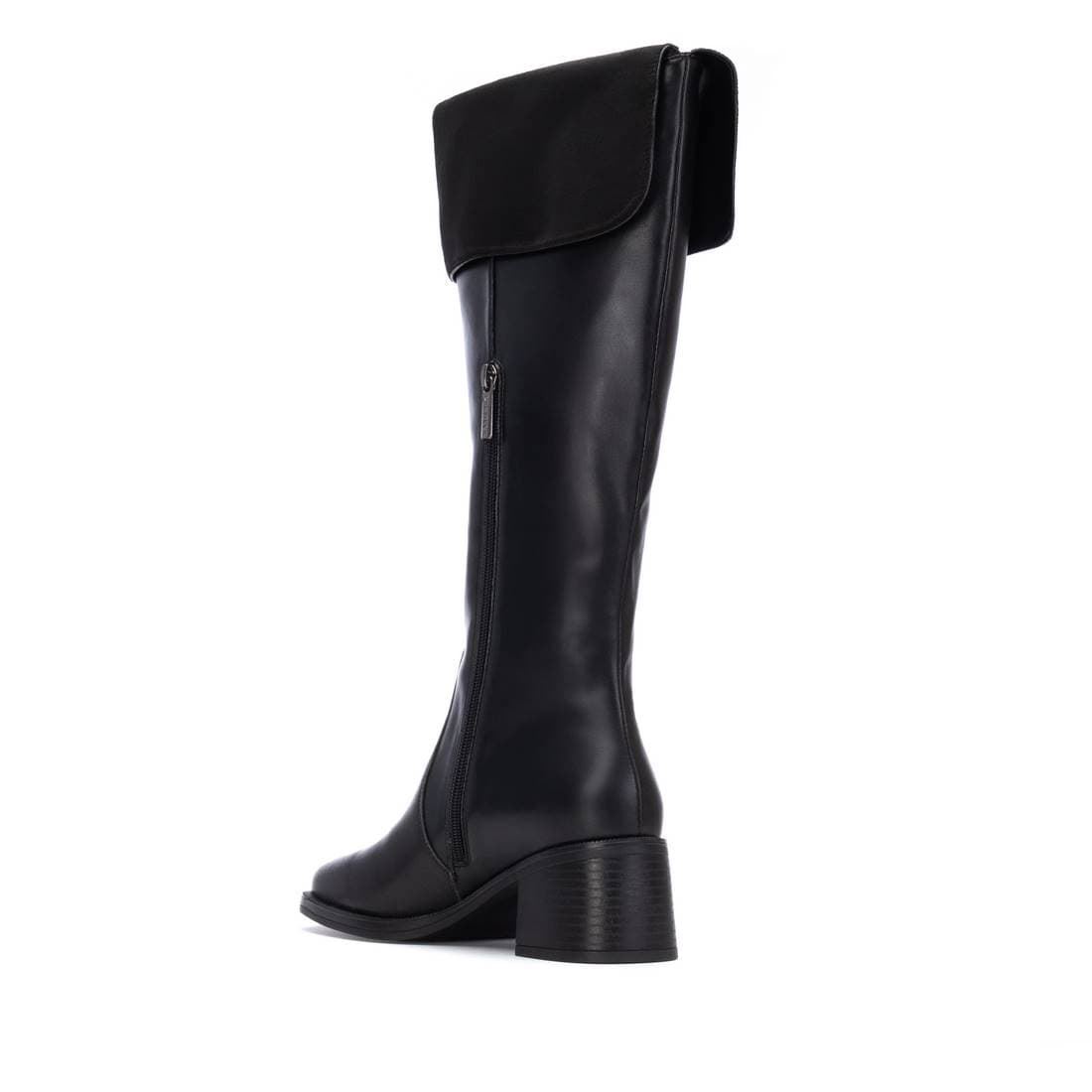 Carmela_ Bota caña alta negra tipo mosquetera - Imagen 4