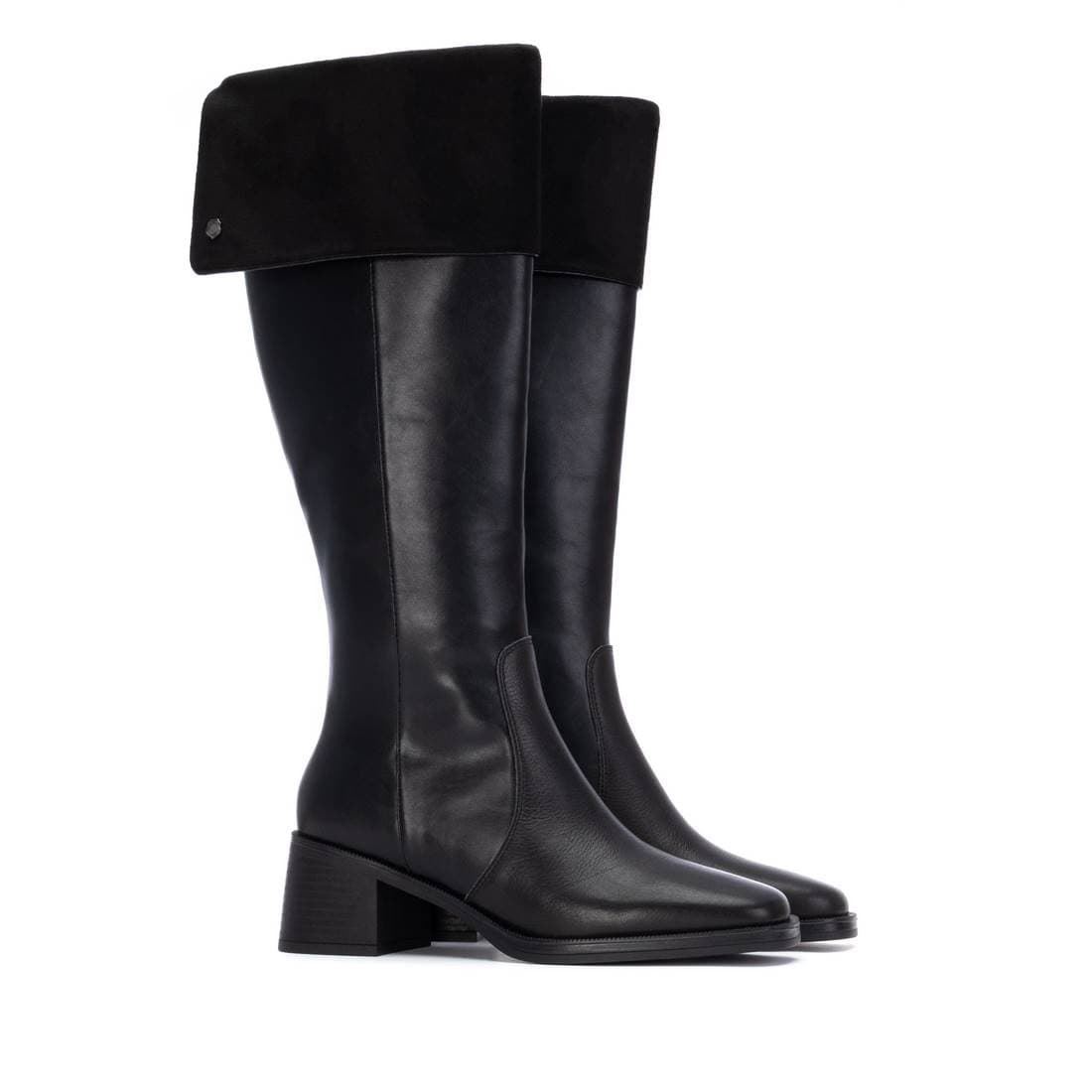 Carmela_ Bota caña alta negra tipo mosquetera - Imagen 5