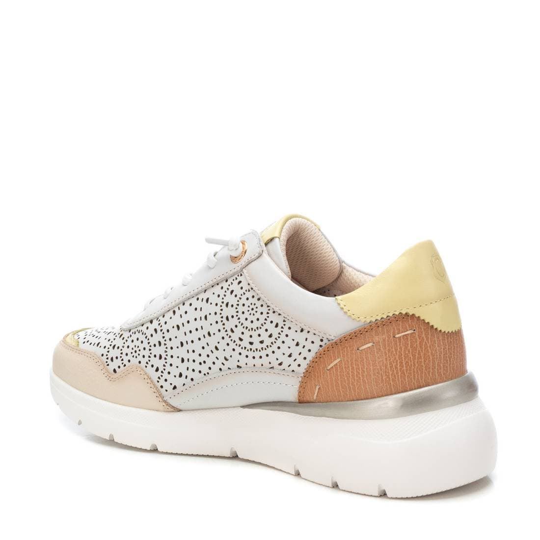 Carmela_ Deportivo cuña piel blanca - Imagen 4