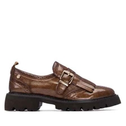 Carmela_ Mocasín piel taupe chica - Imagen 1