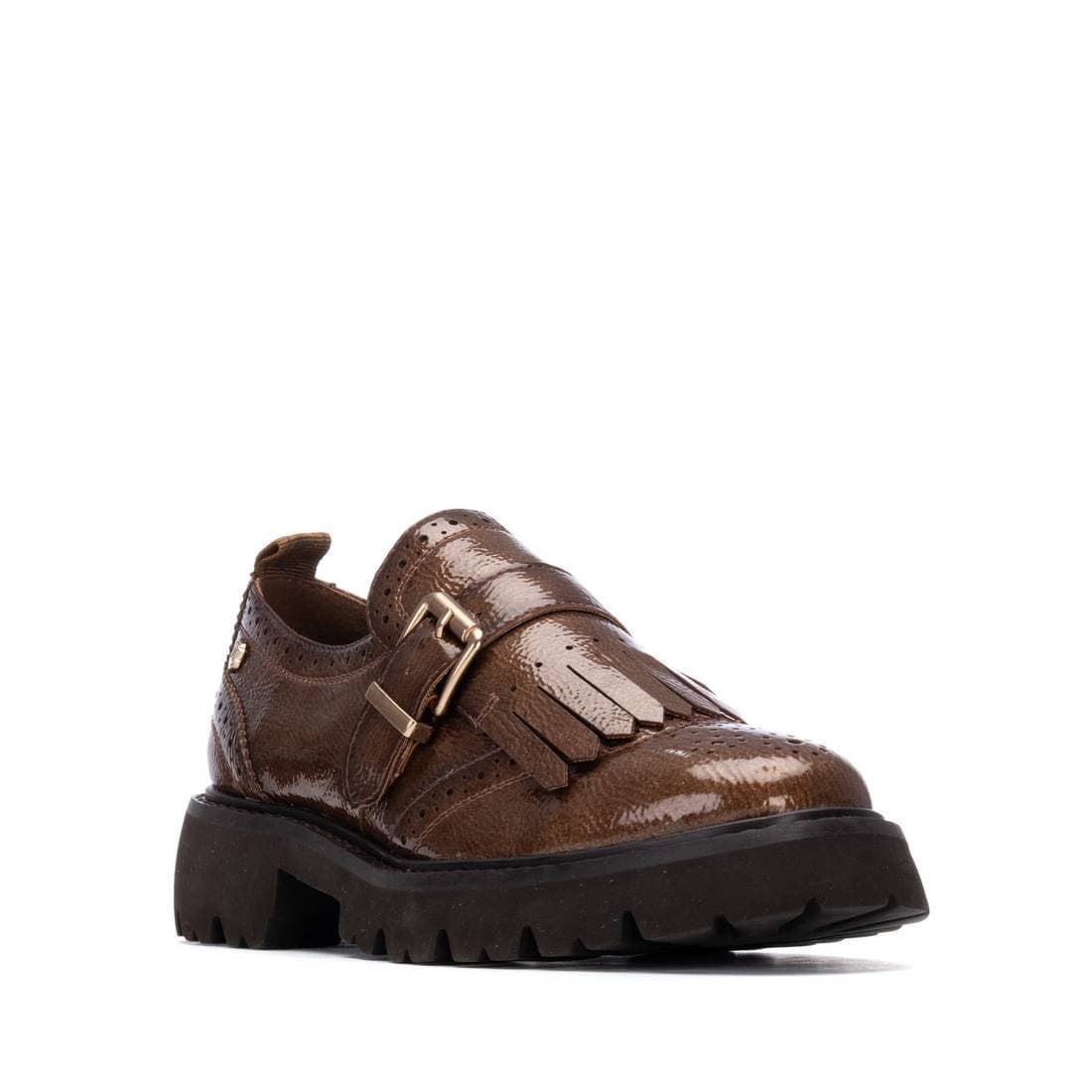 Carmela_ Mocasín piel taupe chica - Imagen 2